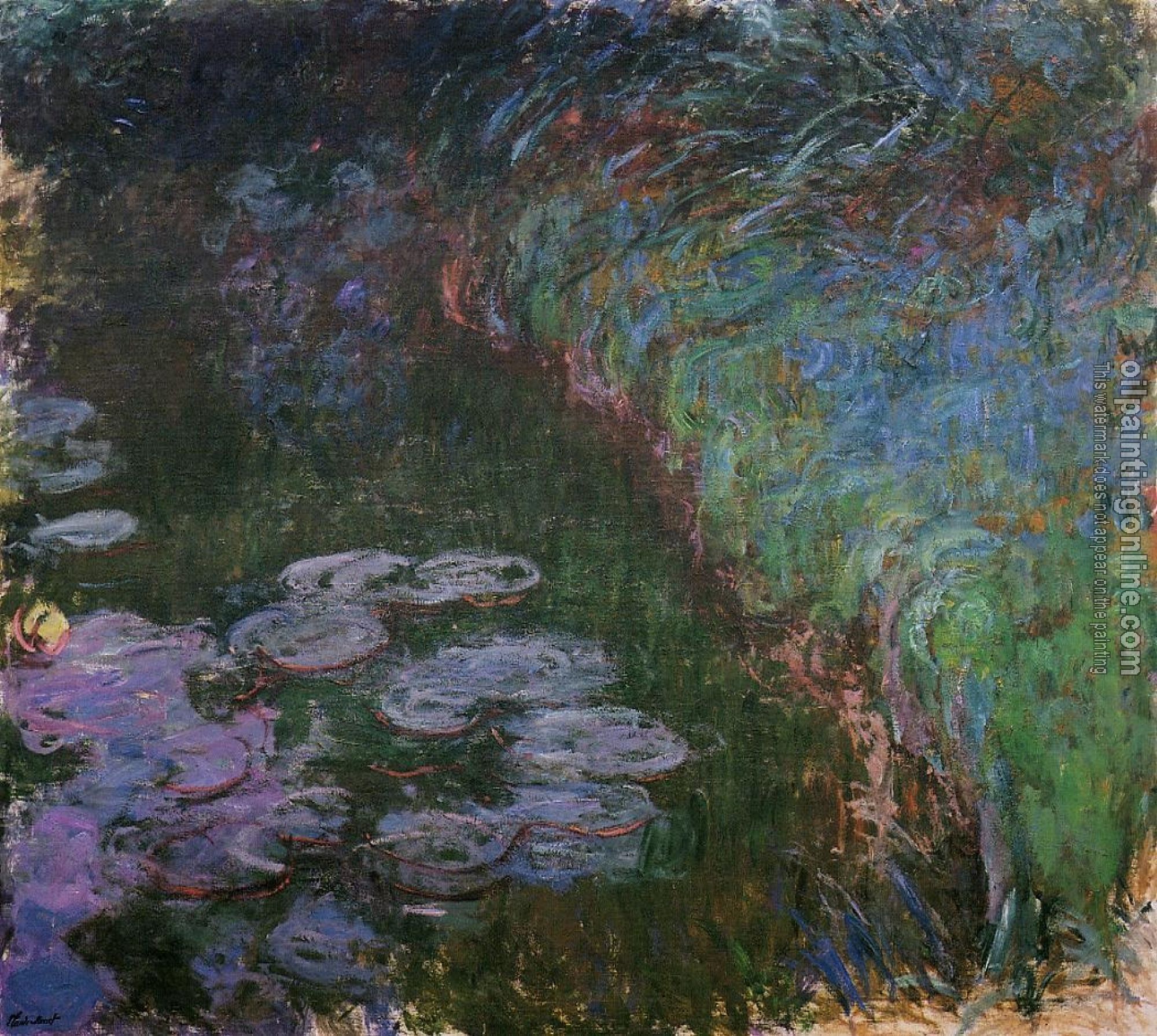 Monet, Claude Oscar - Water Lilies